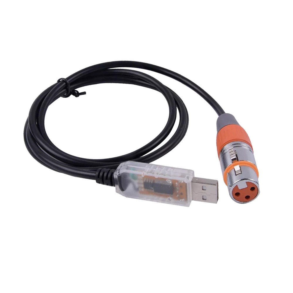 USB to DMX Interface Adapter Cable Stage Light PC DMX512 ControllerDimmer DMX S4