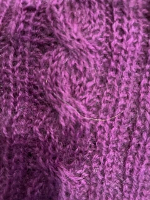 Hand knitted gloves and winter headbands