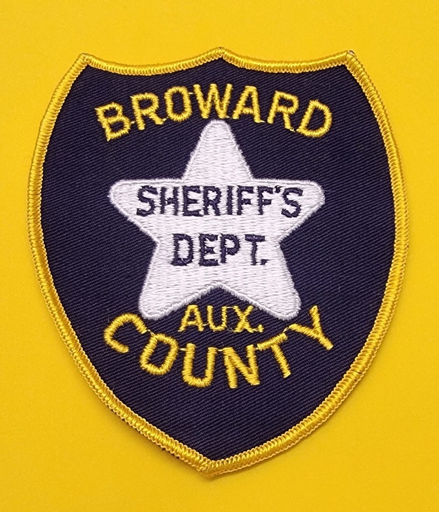 BROWARD COUNTY SHERIFF'S AUXILIARY POLICE PATCH