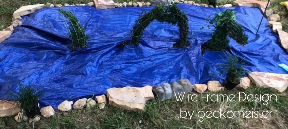 Dragon/Sea Serpent Topiary Wire Frame Design - Custom Made