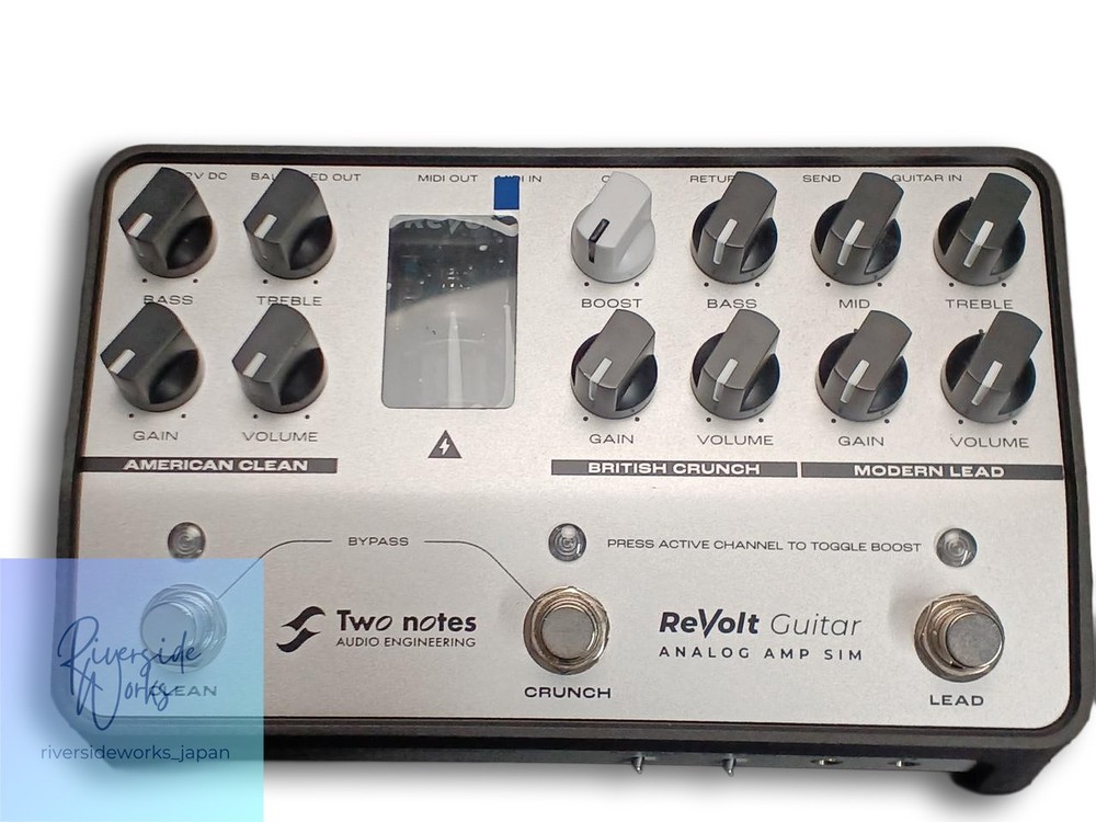 TWO NOTES Revolt Guitar Analog Amp Simulator Effects Pedal JP