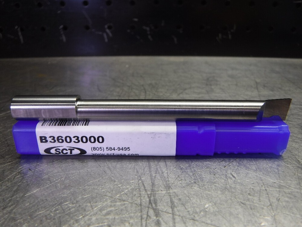Scientific Cutting Tools .3600" Solid Carbide Boring Bar B3603000 (LOC1127A)
