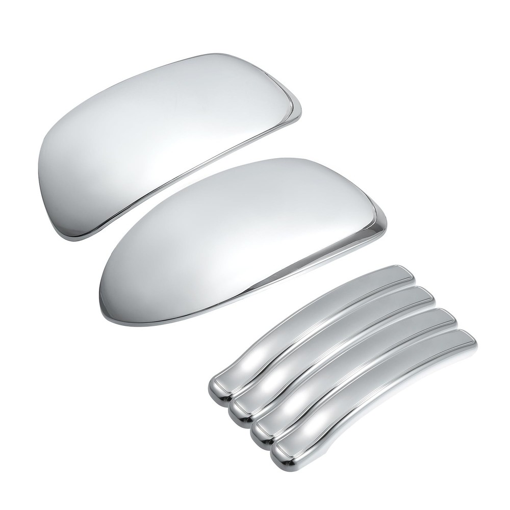 X AUTOHAUX Automotive Exterior Door Handle Covers Rearview Mirror Cover Compa...