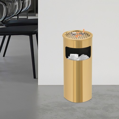 Trash Can Waste Bin Stainless Steel Waste Bin with Removable Inner Bin USA