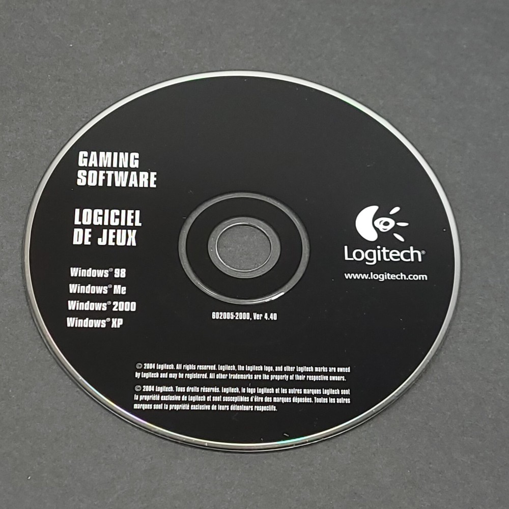 Logitech Gaming Software ver 4.40  Windows (98,Me,2000,& XP)