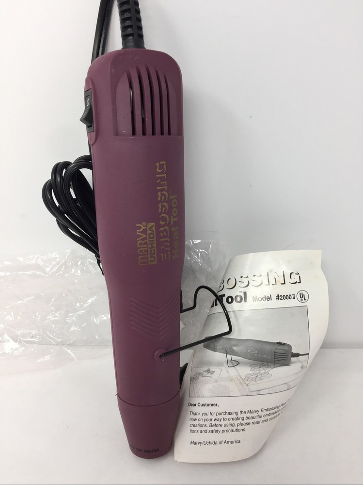 Marvy Uchida Embossing Heat Tool Model 2000 II Rubber Stamp Embossing