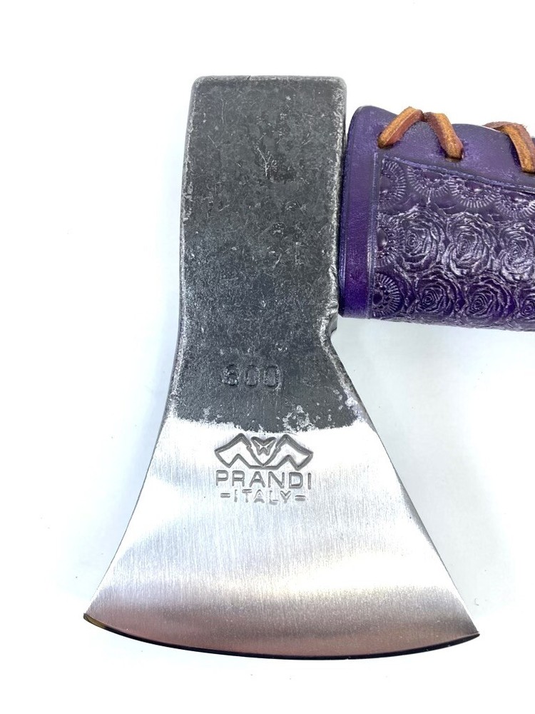 Prandi Hatchet With Custom Sheath And Overstrike Guard