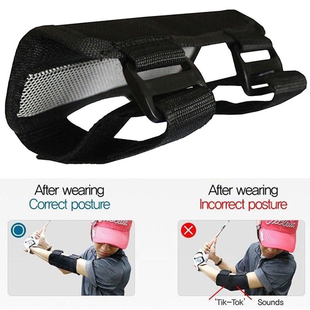Elbow Brace for Golf Swing Training Aids Straight Practice, Easy Correct Trai...