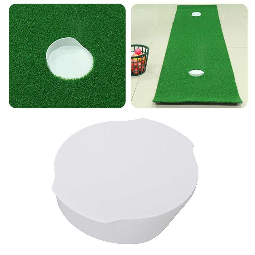 Portable Putting Cup ABS White Practice Aid For Home Training FTVG