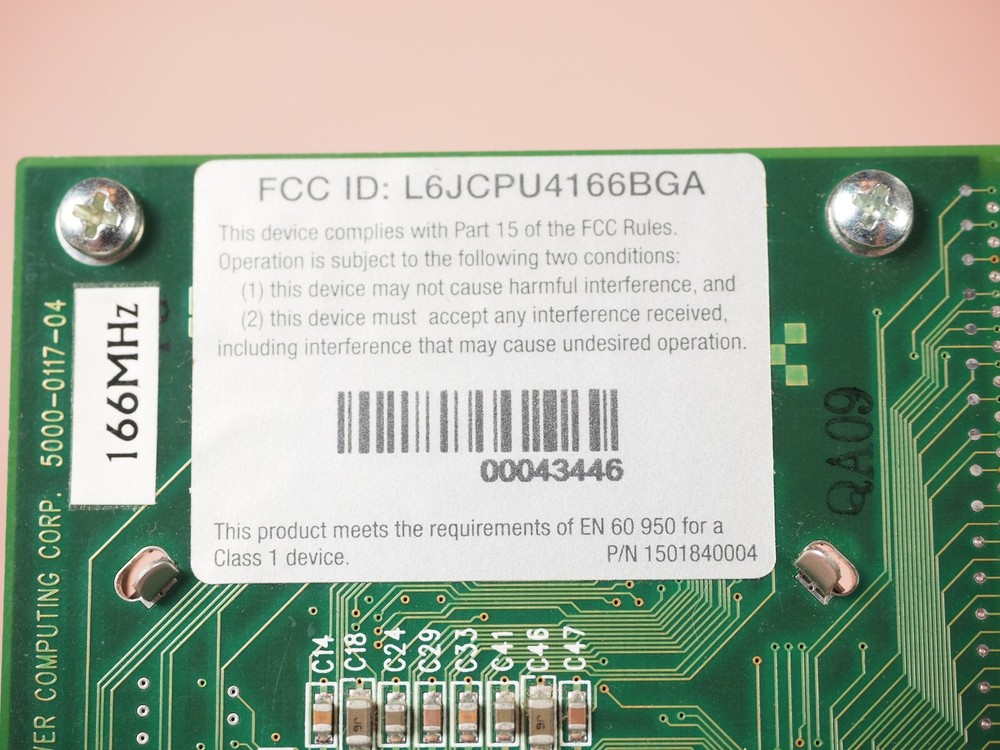 PowerPC 604 PowerMac Accelerator PowerPC Power Computing 166MHz 5000-0117-04