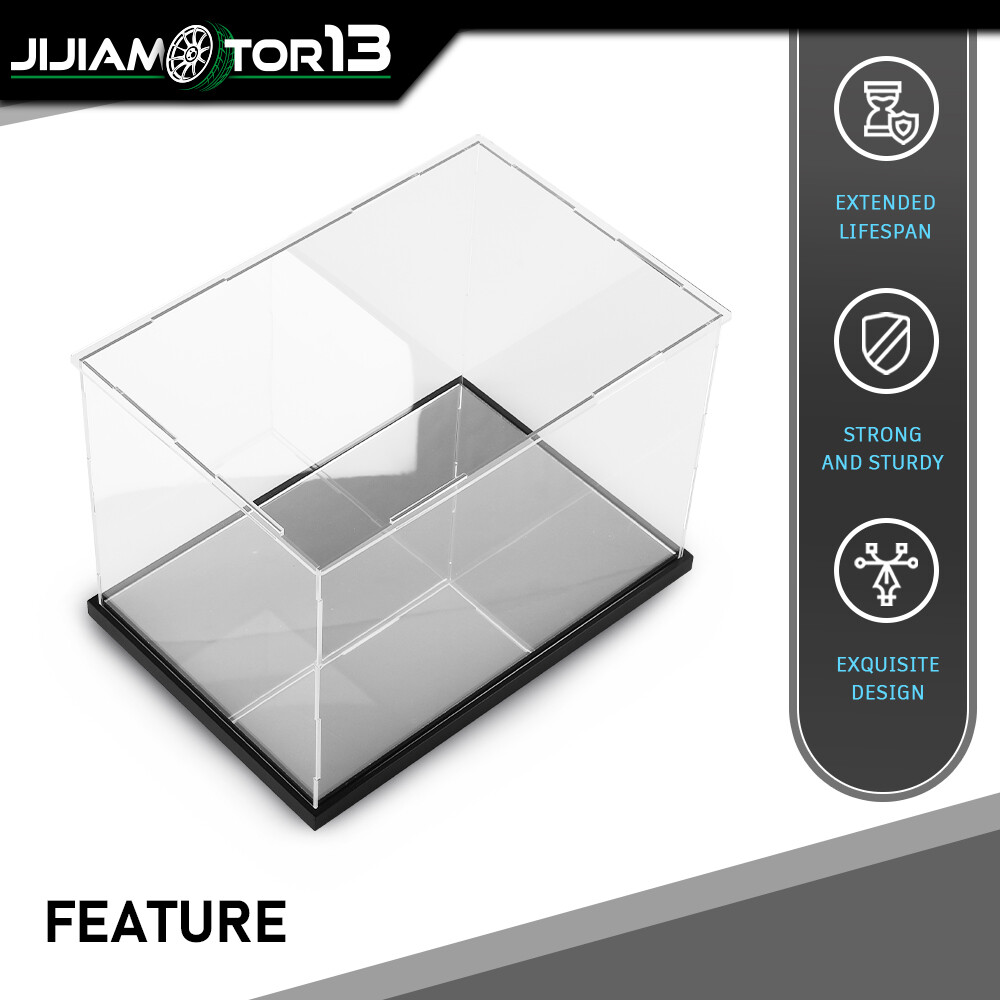 Clear Single Boxing Glove Horizontal Display Case