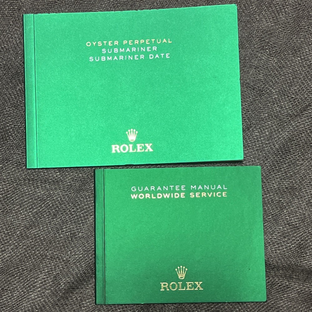 Authentic Rolex Submariner Booklet Manual Set