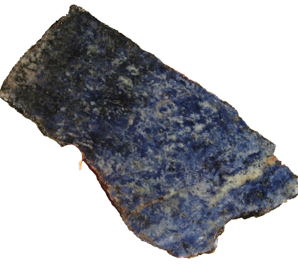 rle SODALITE SLAB, SOLID PIECE, 6" x 3" EXCELLENT!