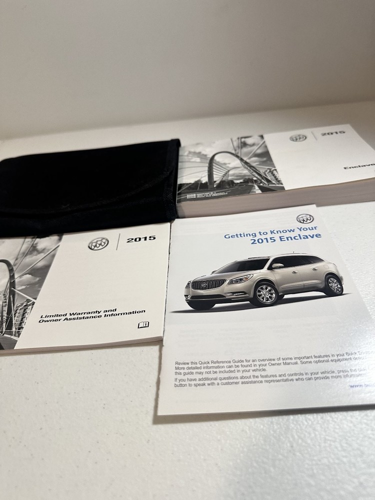 Buick Enclave Owner's Manual Set 2015 OEM