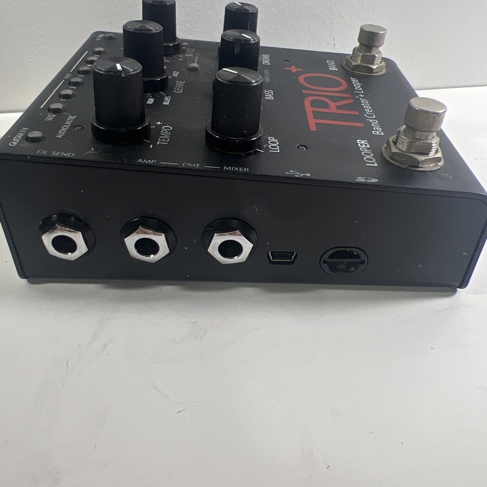 Digitech Trio Plus + Band Creator & Looper Pedal Tested Works!