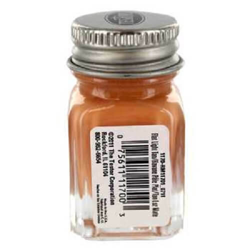 Testors 1/4 oz Flat Light Tan Enamel Paint 1170T
