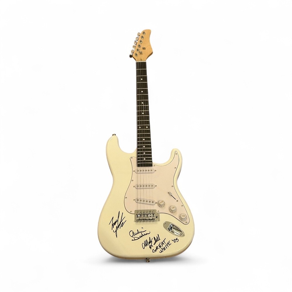 Great White signed Electric Guitar JSA COA