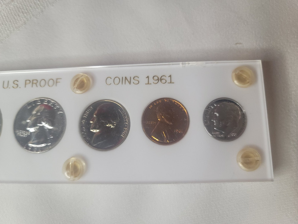 1961 U.S. Proof Coins. Sealed