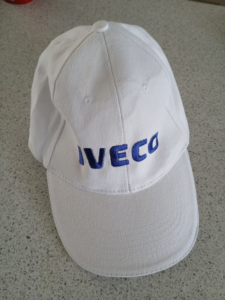 Iveco White Adjustable Embroidered Baseball Cap Truck And Van