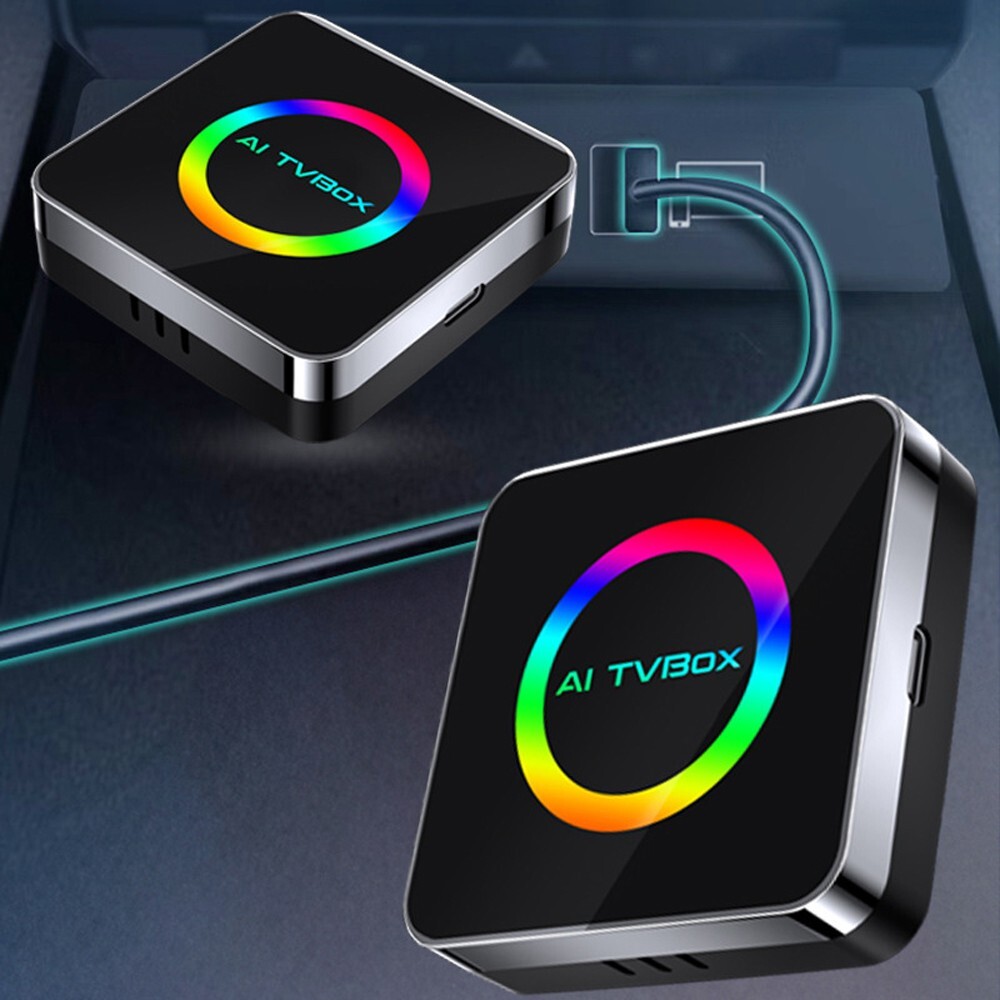 Car Android Smart Ai Box Wireless CarPlay Android Auto Adapter Netflix YouTube