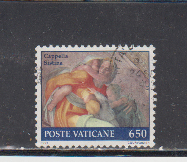 VATICAN :  1991 - USED  - SCOTT #  877