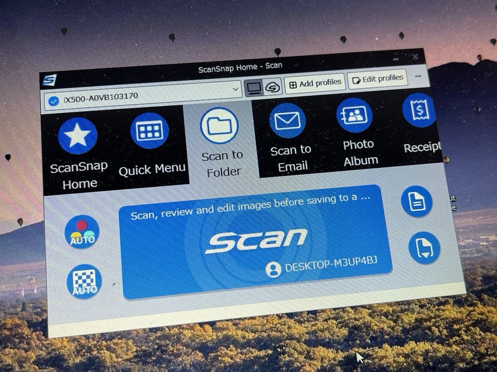 Fujitsu ScanSnap iX500 Wireless Duplex Document Scanner