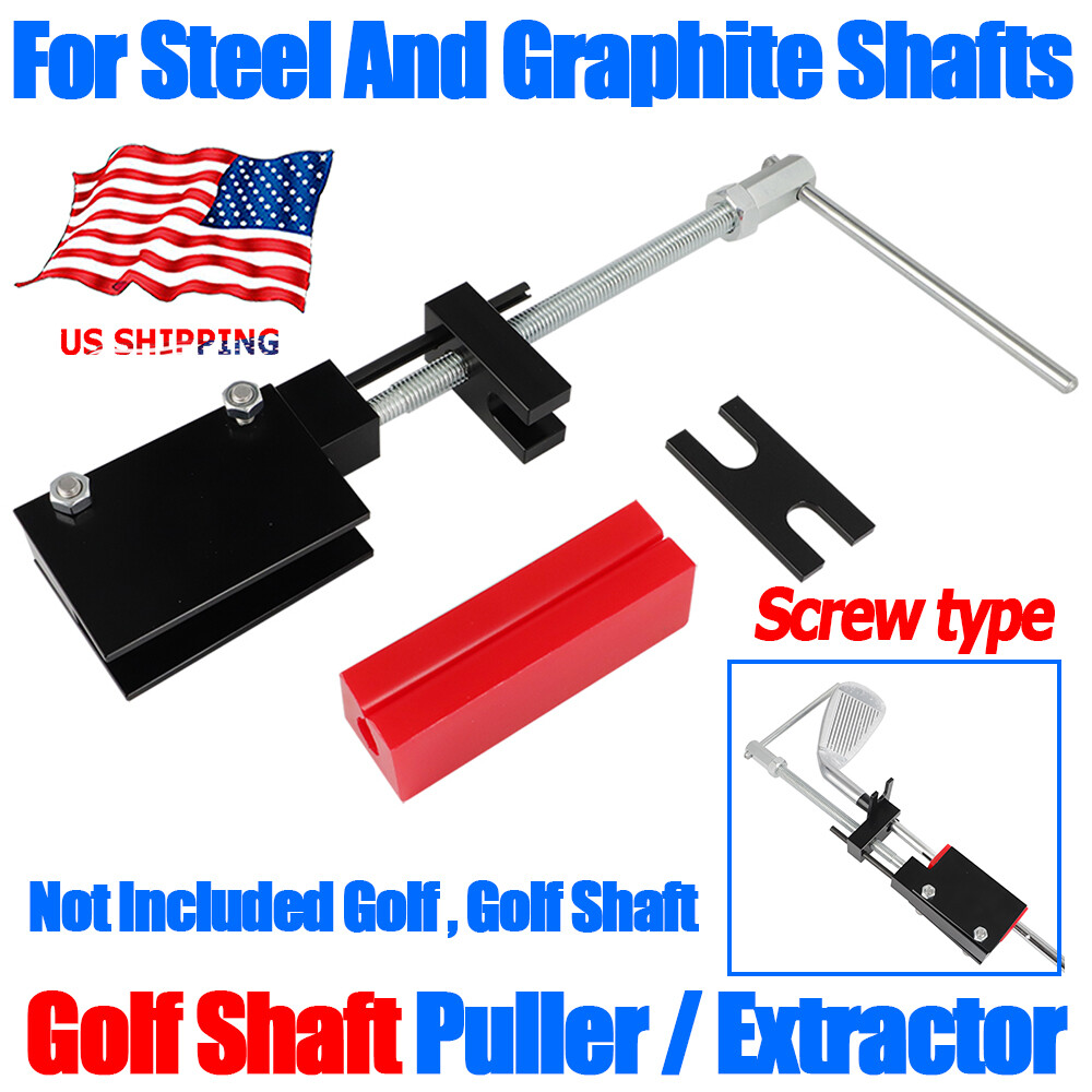 Golf Shaft Puller Extractor For Steel & Graphite Shafts Remove Puller Screw Type
