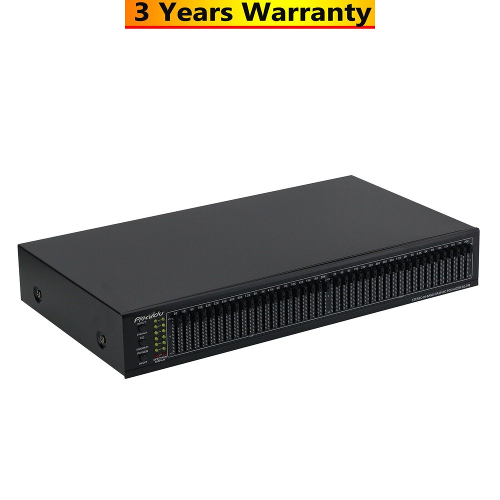 220V 40-band Stereo Graphic EQ Equalizer High Performance Audio Equalizer