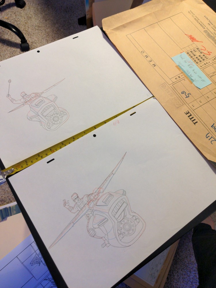 Avengers Assemble animation cel  Production art MARVEL Comics DRAWING MCU AA1