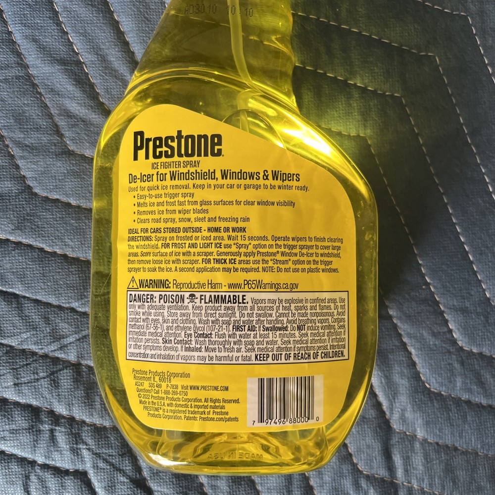 Prestone Trigger Spray Windshield De-Icer 32oz, 2 Pack