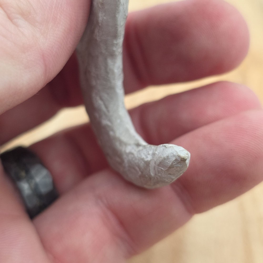 White Flint Indian Fish Hook