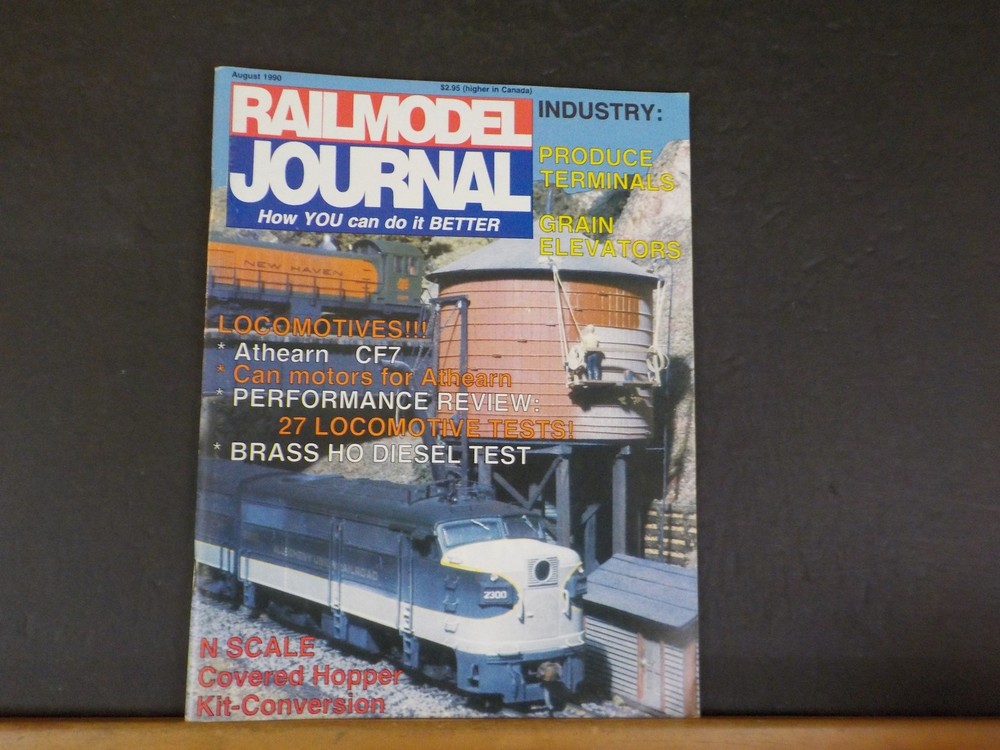 Railmodel Journal 1990 August Produce Terminals Grain Elevators