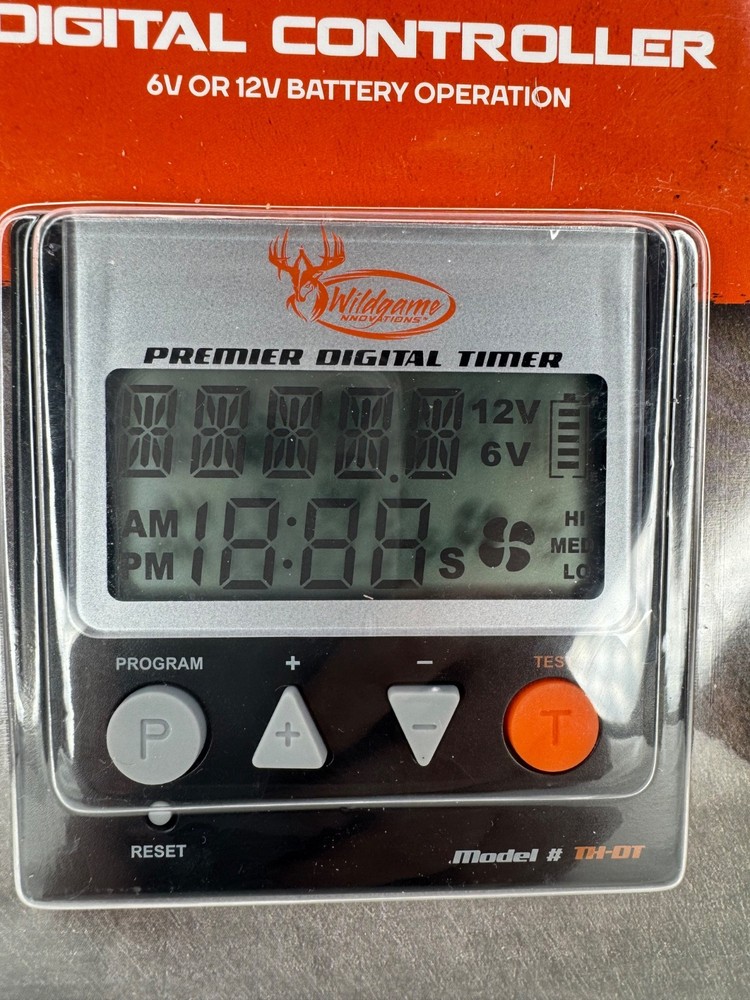 Wildgame Innovations Digital Controller Timer 6V or 12V Battery Operation TH-DT
