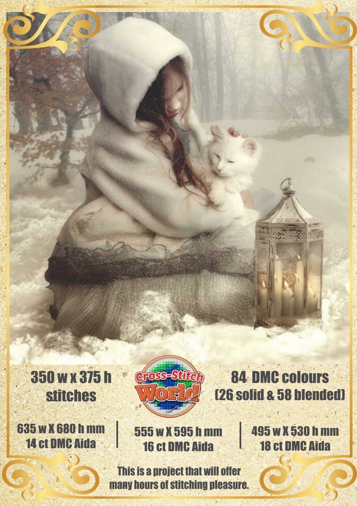 Winter's Beauty 279 - Chart Counted Cross Stitch Pattern Xstitch
