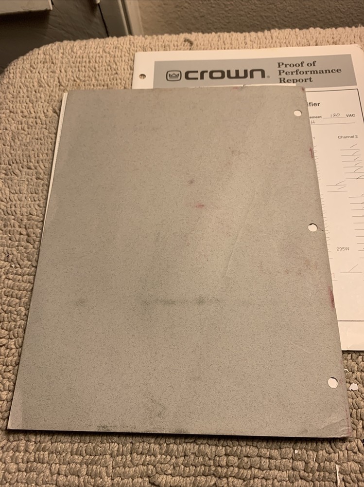 Original Macro Tech 600/1200/2400 Personal power Ampliers Manual