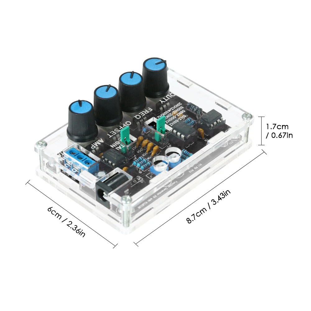 ICL8038 Multi-function Low-frequency Signal Generator xr2206 upgraded version