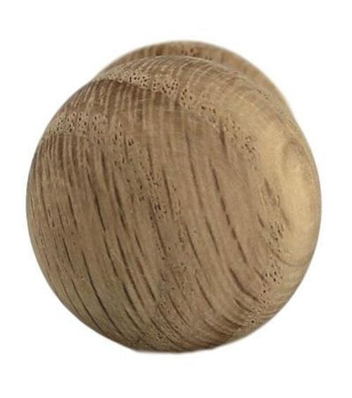 1" Face-grain Solid Oak Knob Unfinished