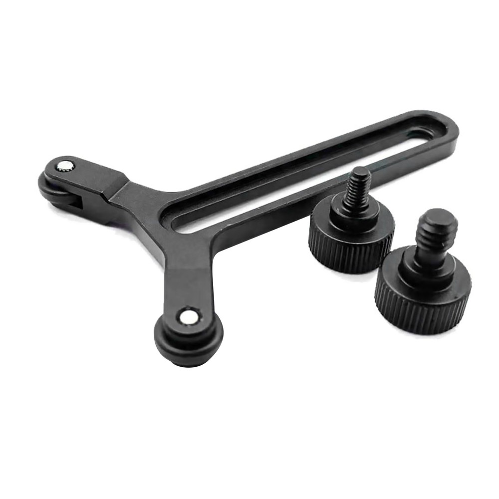 Y Shape Double Wheel Bracket Height Adjustable For DJI Rs3 Gimbal Plate