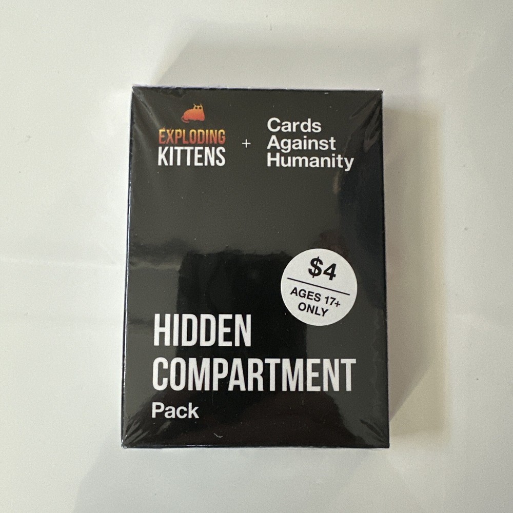 Cards Against Humanity - Hidden Compartment Pack - CAH Exploding Kittens Target
