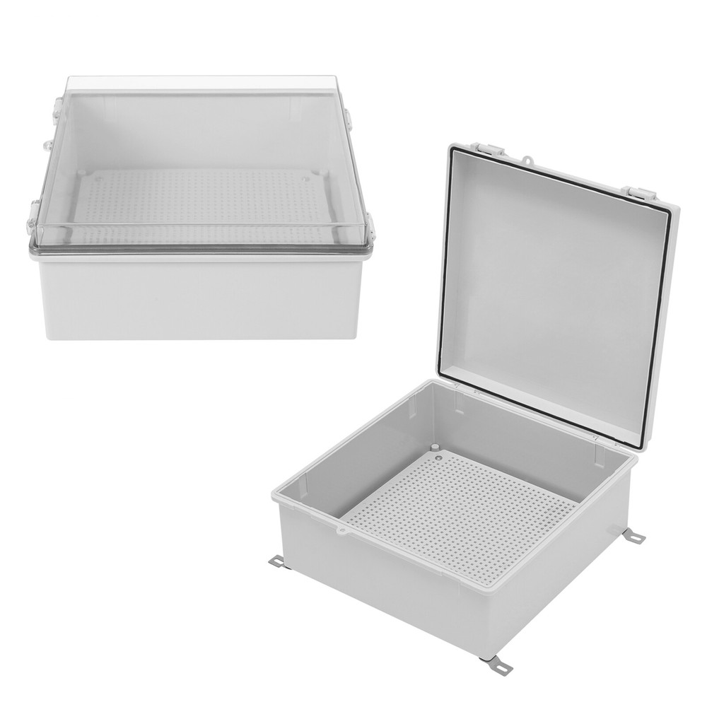 In/Outdoor Electrical Box Enclosure Weatherproof Include Internal Mounting Panel