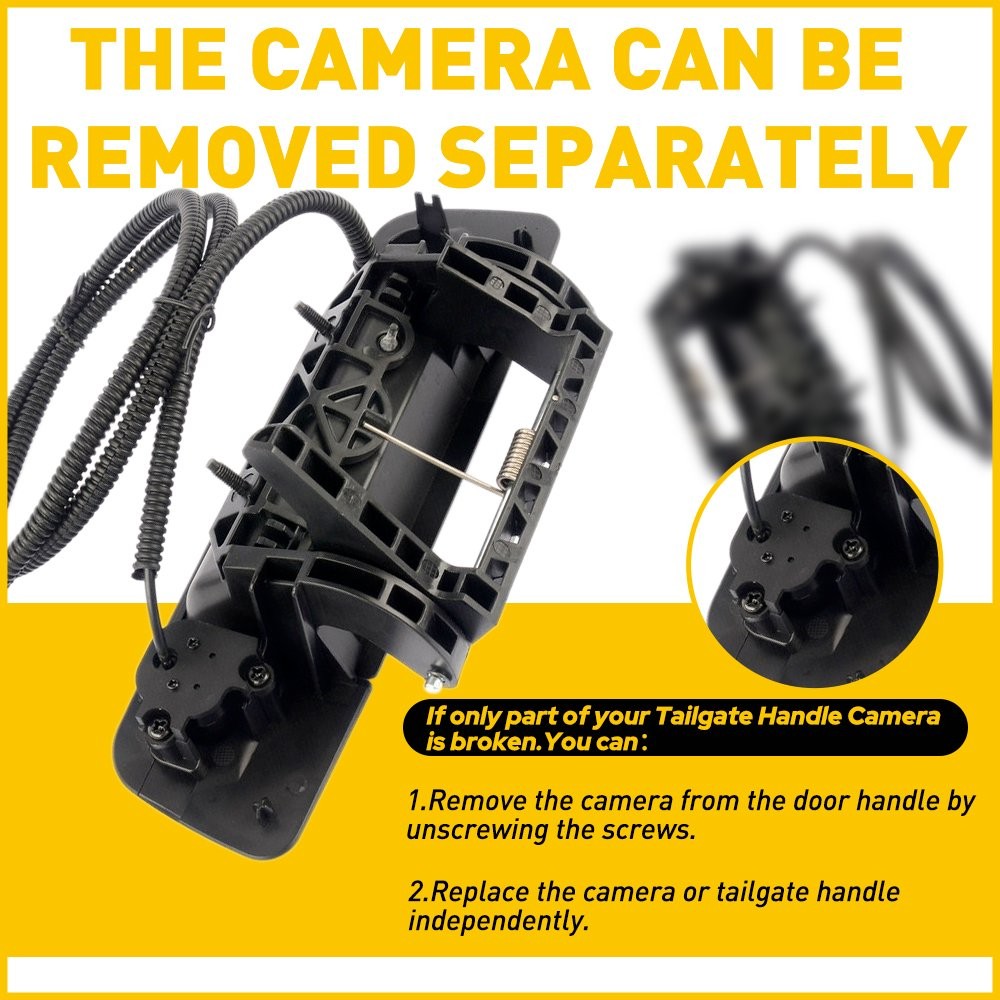 For 2009-2017 Dodge Ram 1500 2500 3500 Tailgate Car Backup Reverse Handle Camera