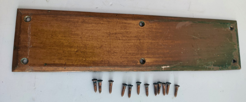 Vintage Cast Brass Push &Pull Sargent Door Handle 14"X3.5"