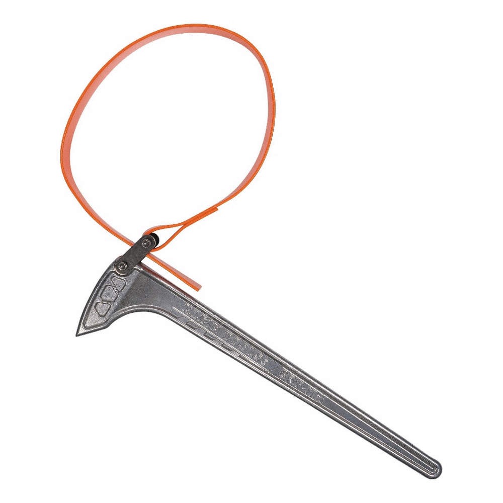 KLEIN TOOLS Strap Wrench,Nylon,Orange,I-Beam Handle 804UR7