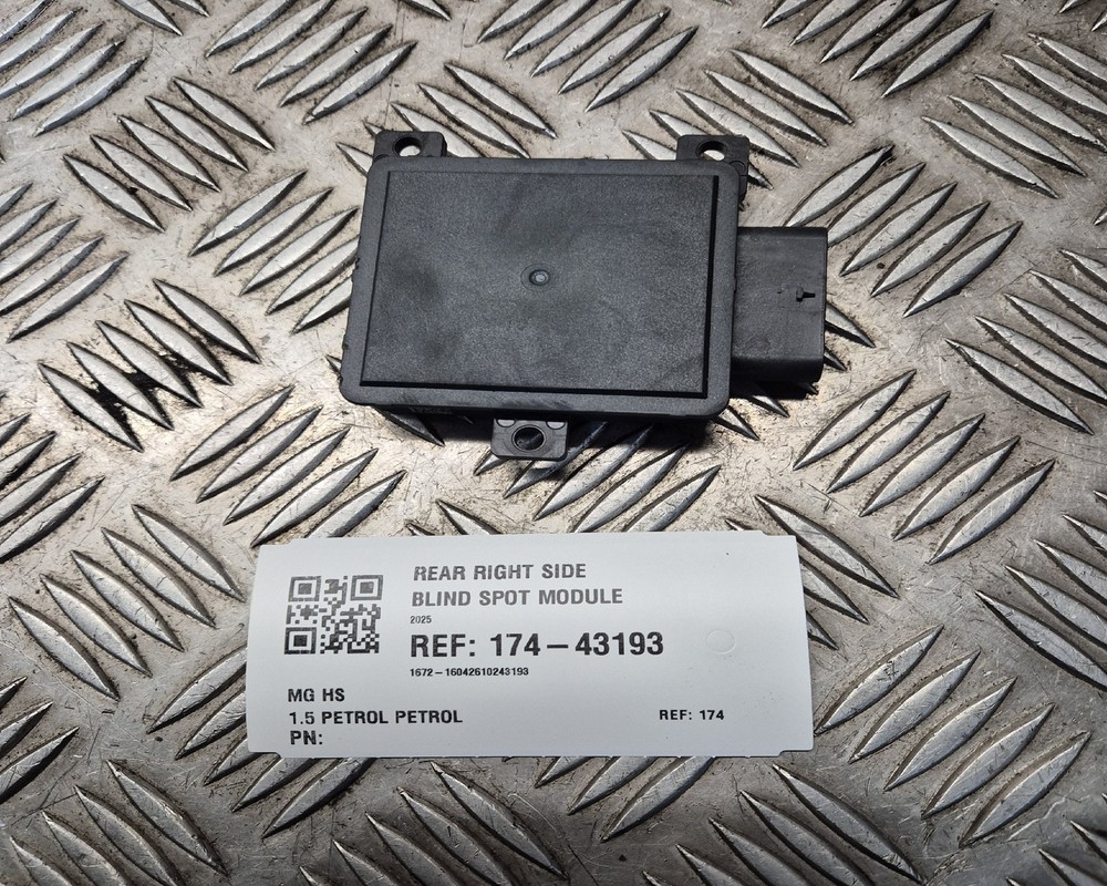 Mg Hs 2025 Rear Right Side Blind Spot Module 11909054