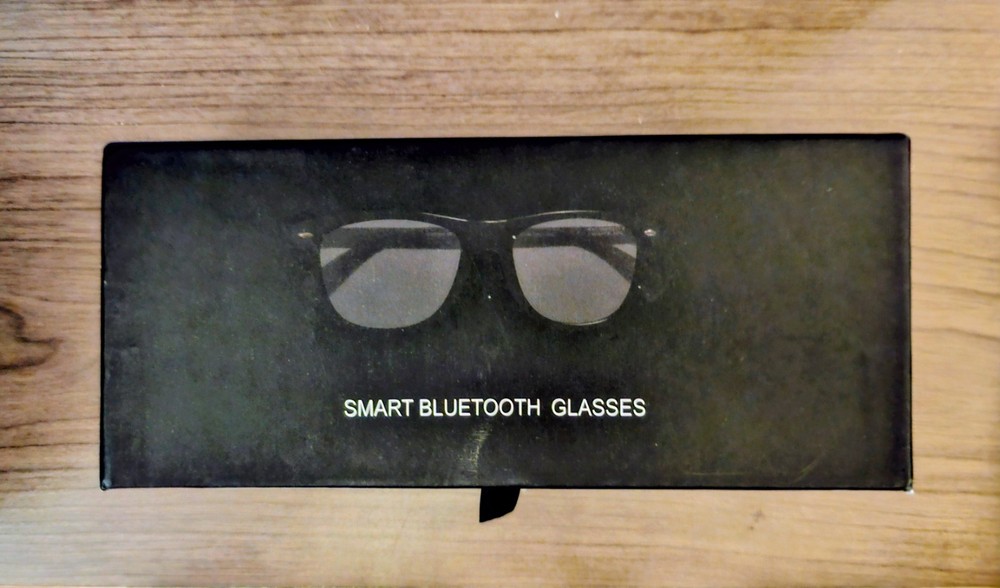 Smart Bluetooth Black Sunglasses (New/Open Box)