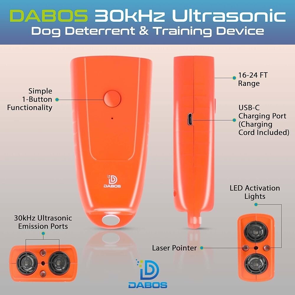 Dog Deterrent Ultrasonic Anti Bark Pet Control Training Repeller Device
