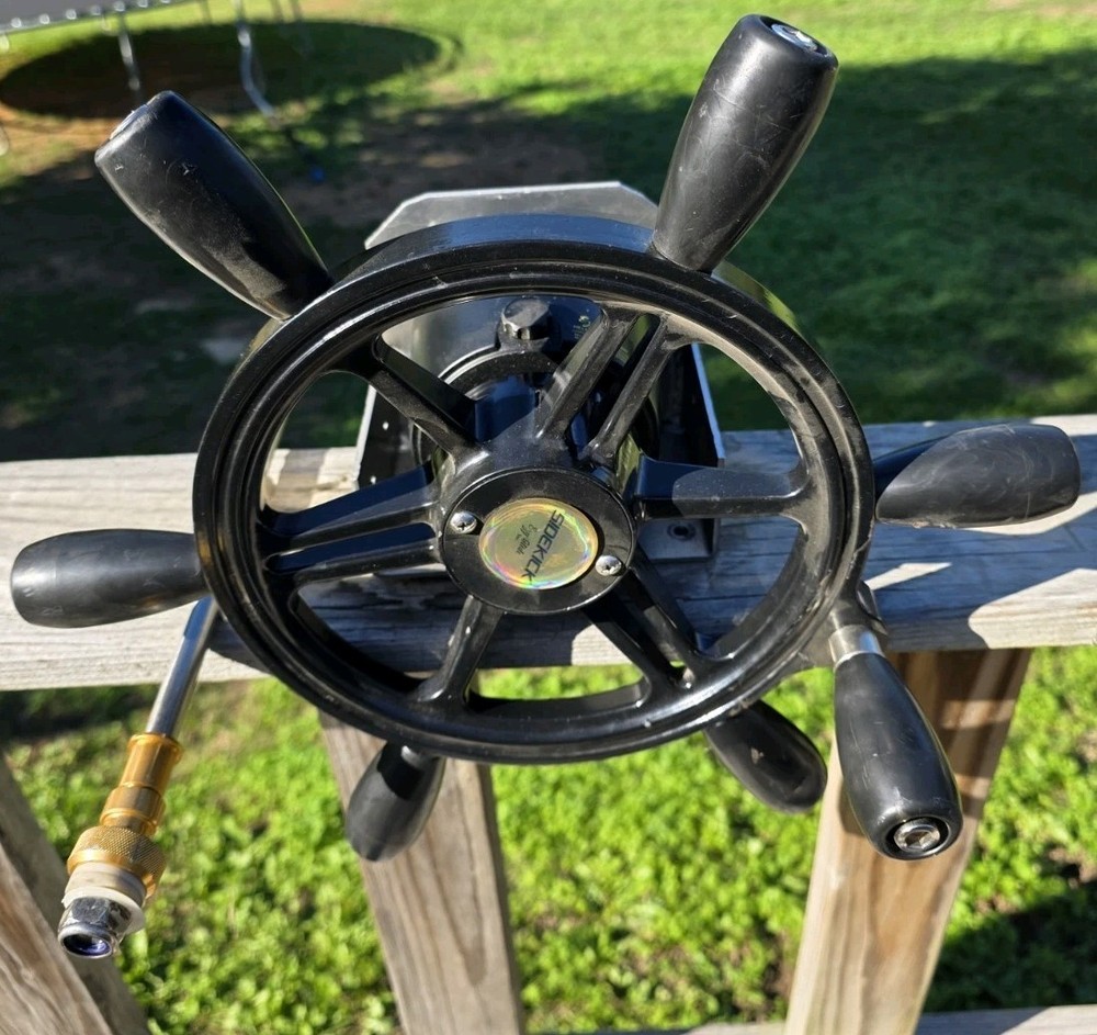 Ezy-Glide Side-Kick Replacement Steering Wheel Used Missing Parts