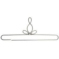 Heirloom Split Bottom Hanger 20in Silver Closet Organizer Storage Holder