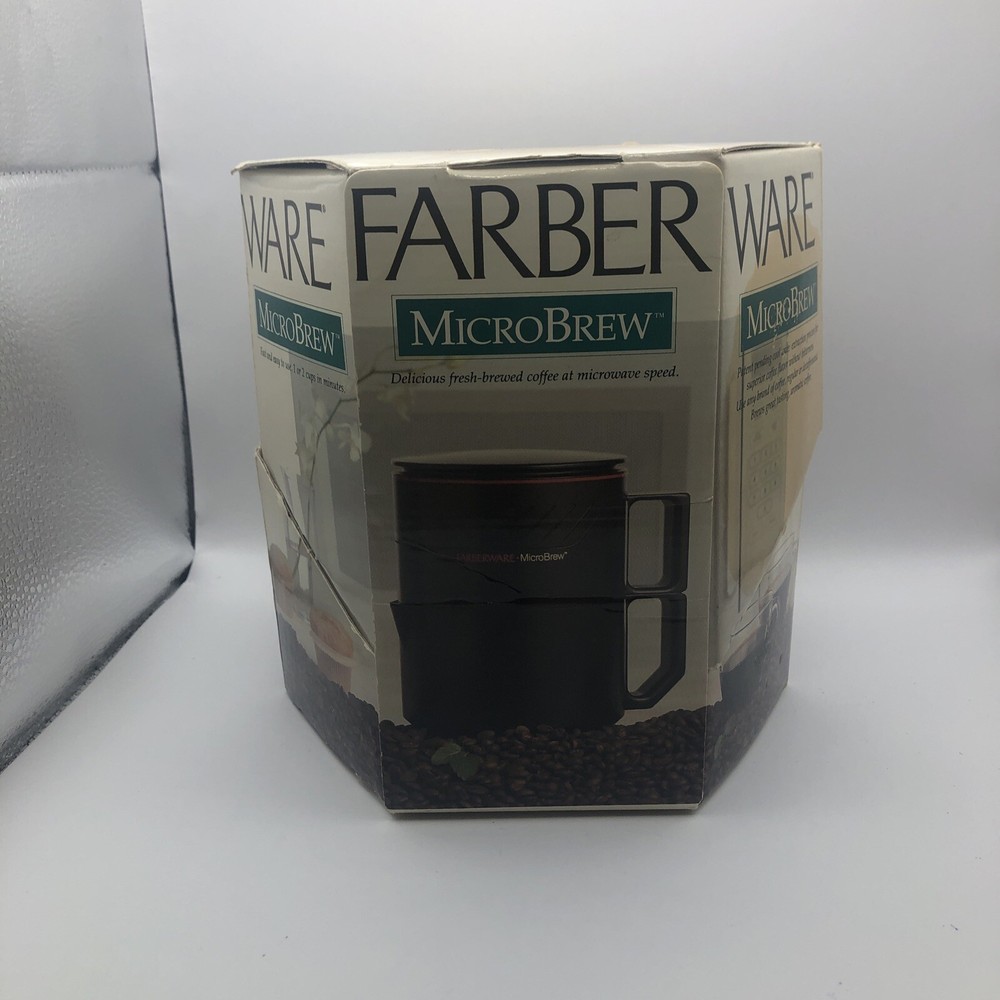 Farberware Microbrew Micro Brew Microwave Coffee Maker Brewer 1 or 2 Cups NEW