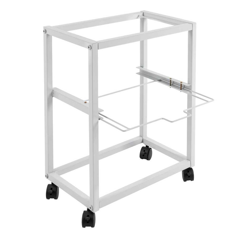 Pull-out Movable File Carts Rolling Folder Carts 2 Tiers Hanging Files W/ Wheels